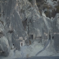 Photo de Turquie - Lunaire Uçhisar en Cappadoce